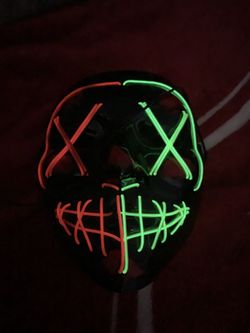 Light up mask