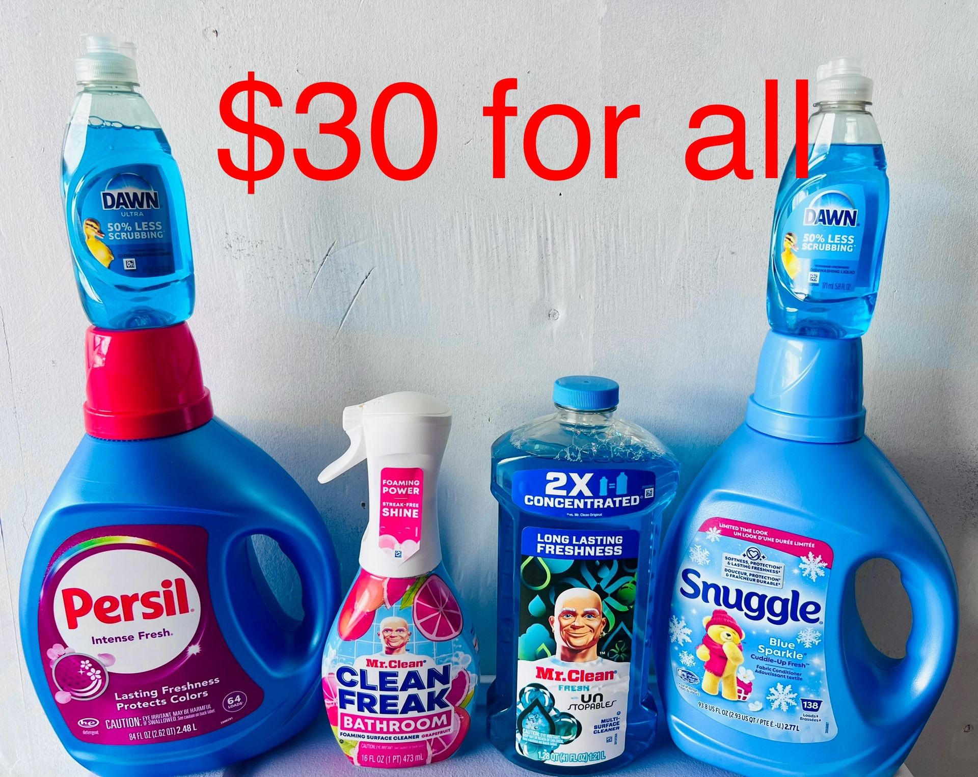 Detergent Bundle $30 For All