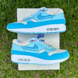 AIRMAX 1 SP PUERTO RICO BLUE GALE (HELADO)   SIZE 8.5 DS
