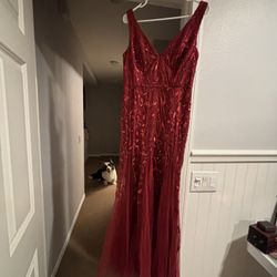 Elegant Red Formal Dress- New With Tags
