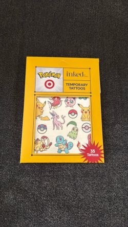 Pokemon X Target Temporary Tattoos