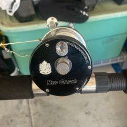 Abu Garcia Big Game reel with 6ft California rod