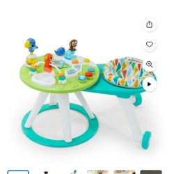 Bright  Starts Around We Go 2-in-1 Walk Around  Baby Activity 