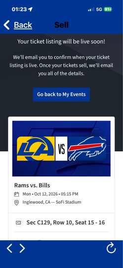 RAMS vs BILLS
