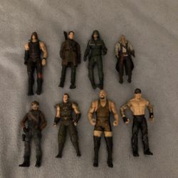 6 inch figures mix lot WWE Arrow AC