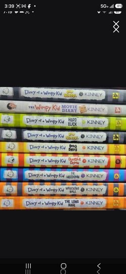 Dairy of a Wimpy Kid. $5 each