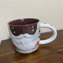 Anthropologie Fotini Tikkou Black Noir Mr Clause Mug