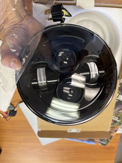 LED Jeep Headlamp Upgrade Black Lamps 