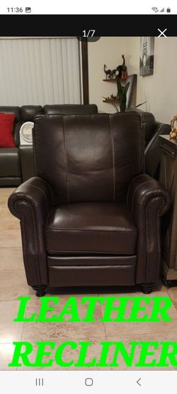 Leather Recliner Leather