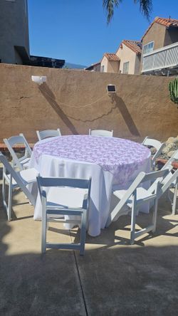Sillas de resina mesas carpas Jumper