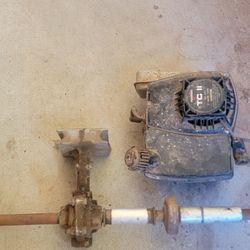 Small Tecumseh  2 Stroke Motor And Drive Axle