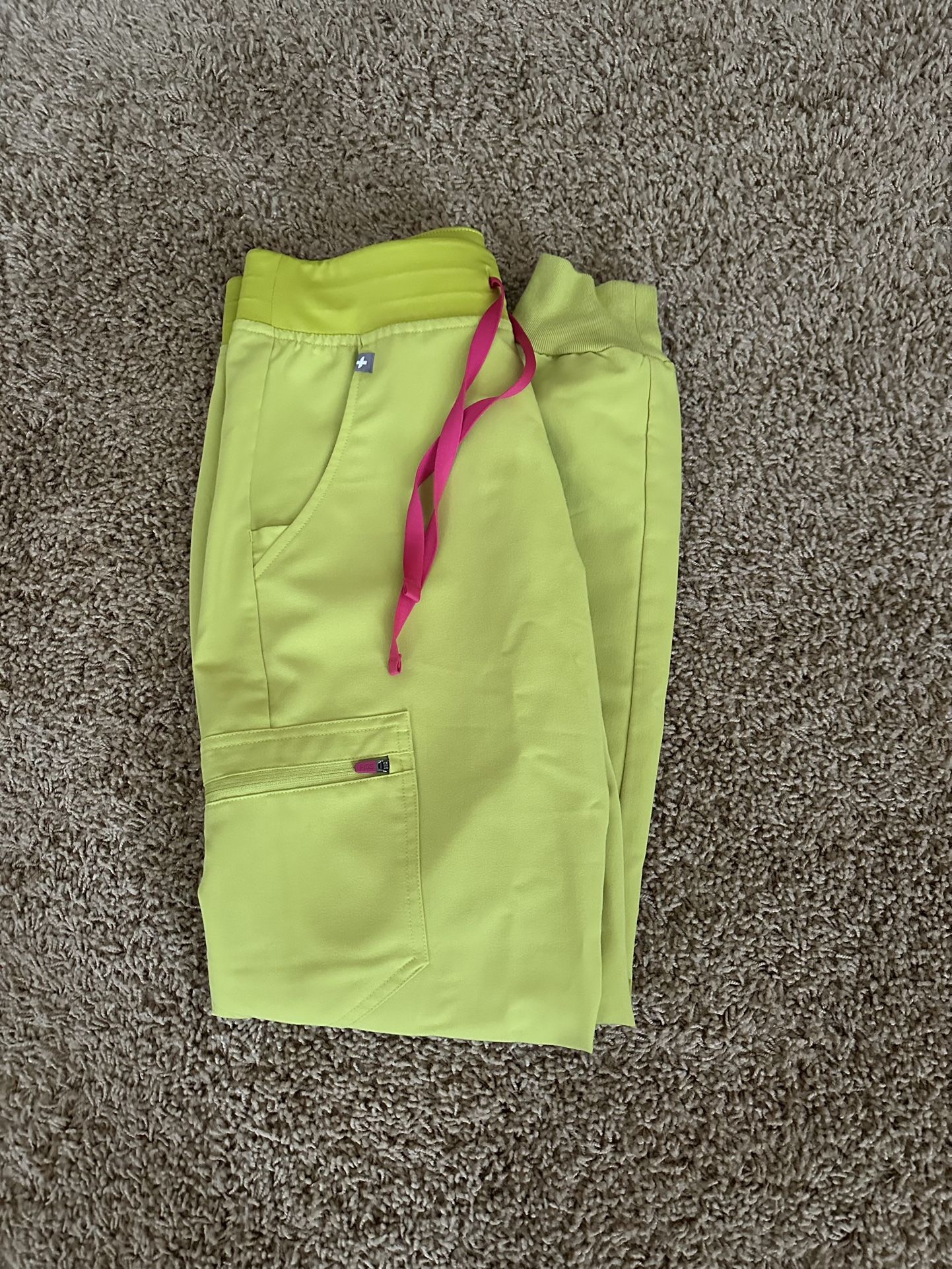Figs Limeade Zamora Pants XS