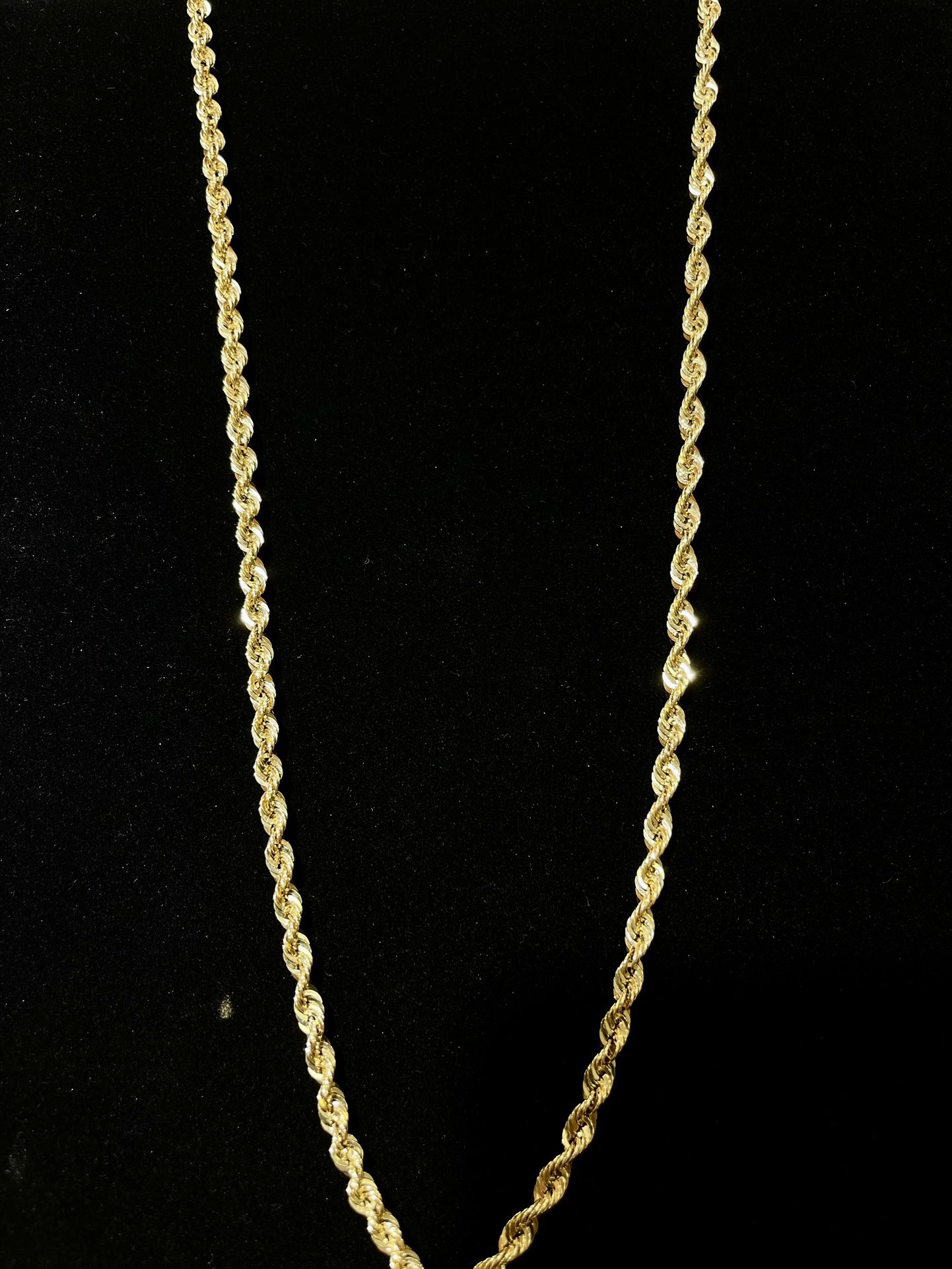 Luxury Rope Chain W/charm Sold Separately 