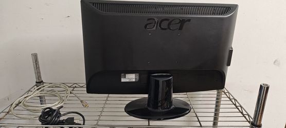 Acer computer monitor and cords