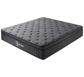 Queen Mattress 12" Queen Size Mattresses in a Box Euro Top Upgrade Pocket Springs Medium Firm Breathable Comfort Pressure Relief, Motion Isolation