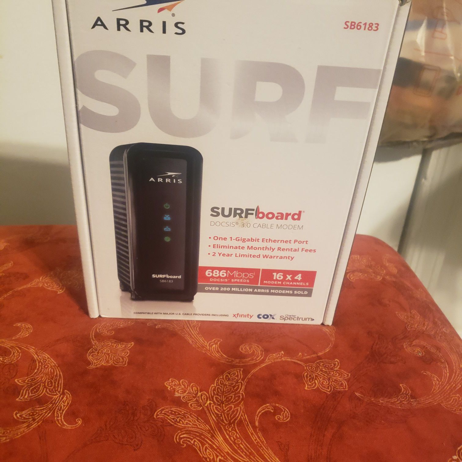 Arris Surf board modem brand new