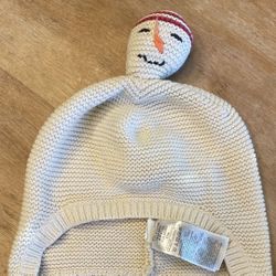 Gap Kids Snowman Cotton Knit Hat