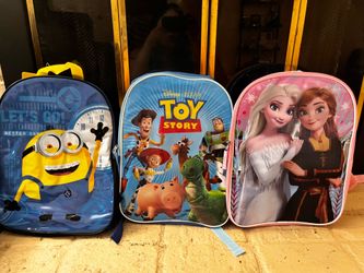 Back packs lunch pales