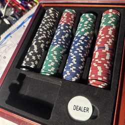 Poker Chips & Box