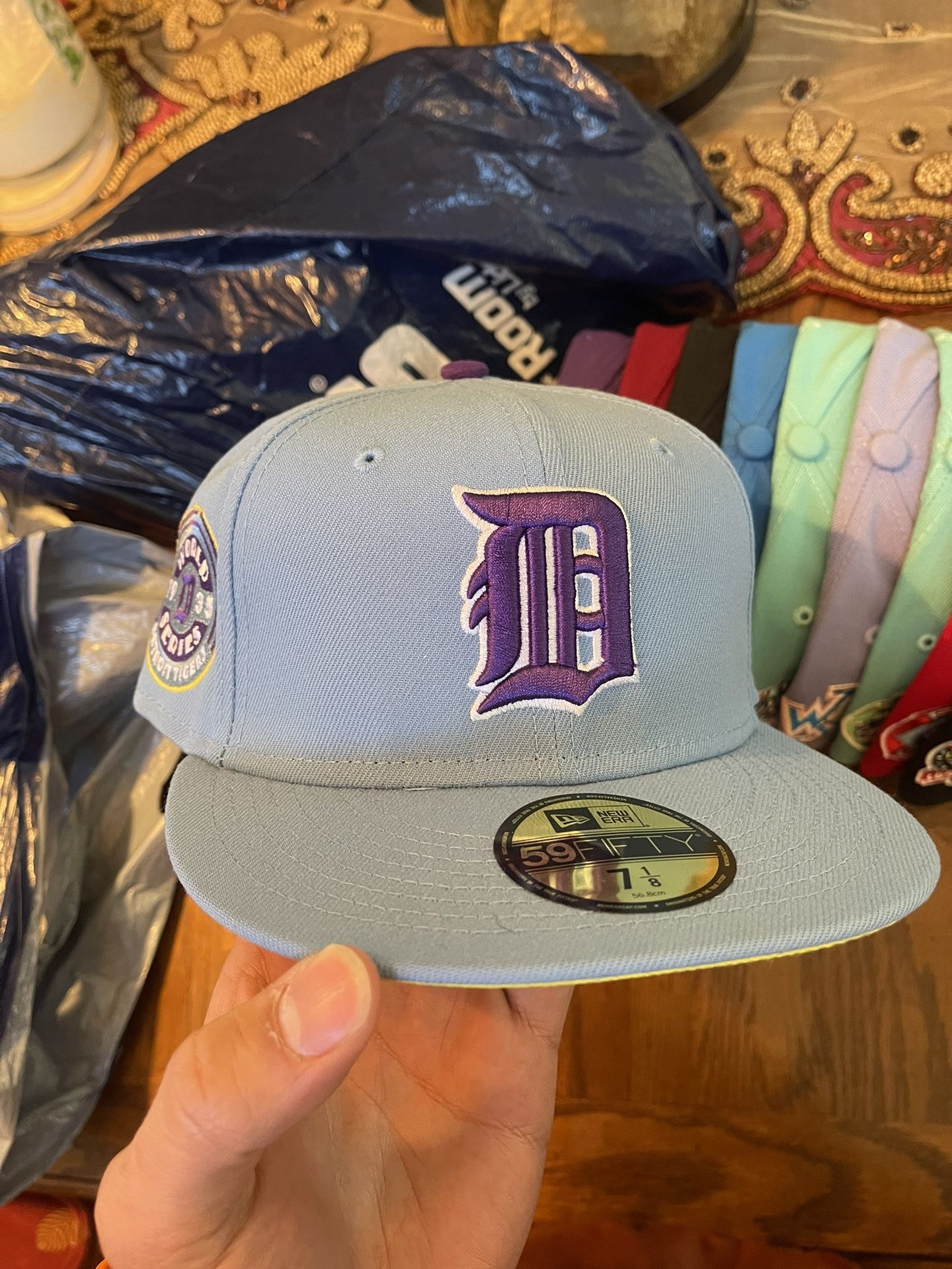 Detroit Tigers Fitted Hat Size 1/8