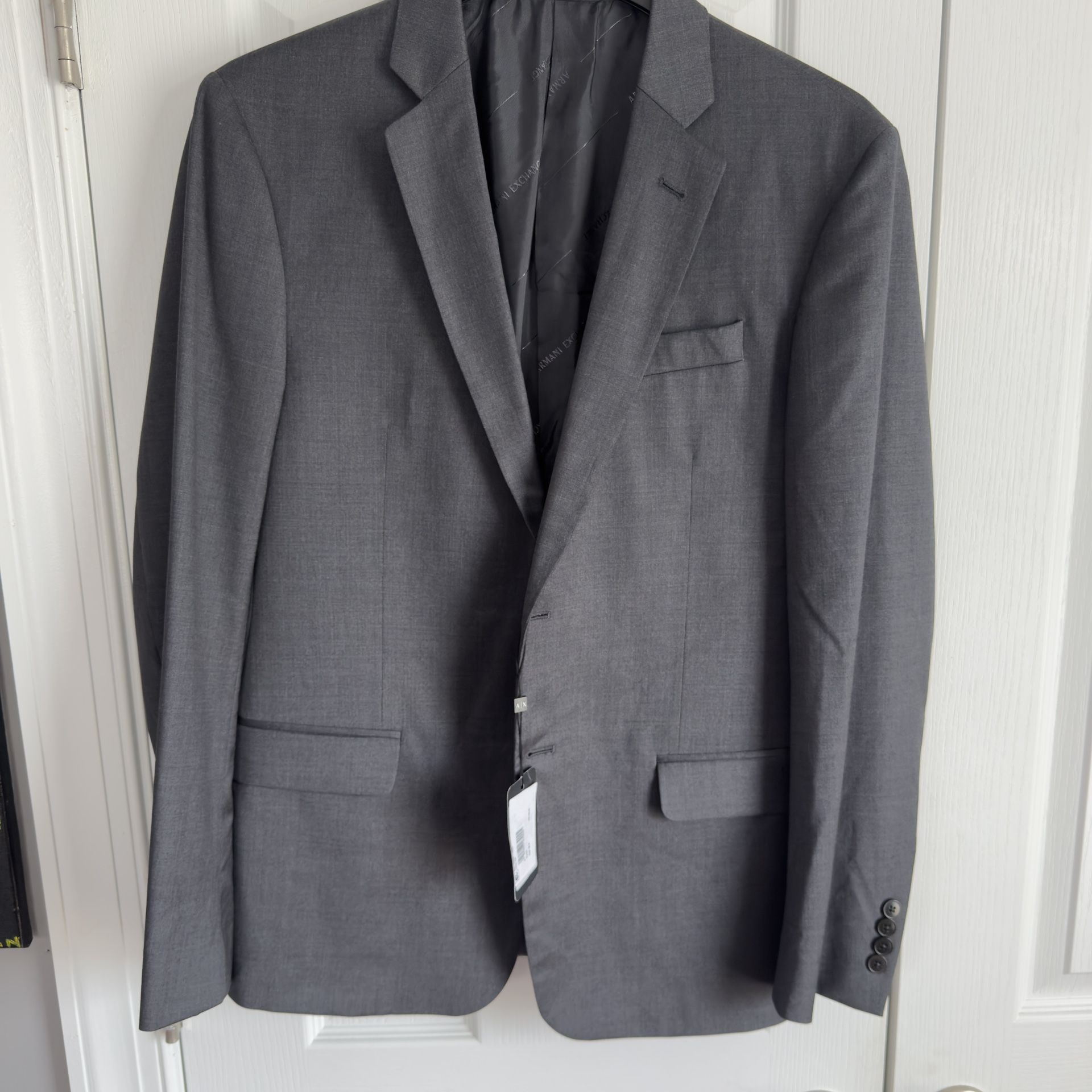 Armani Exchange lined Dark Gray Sports Jacket