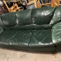 100% Leather Couch