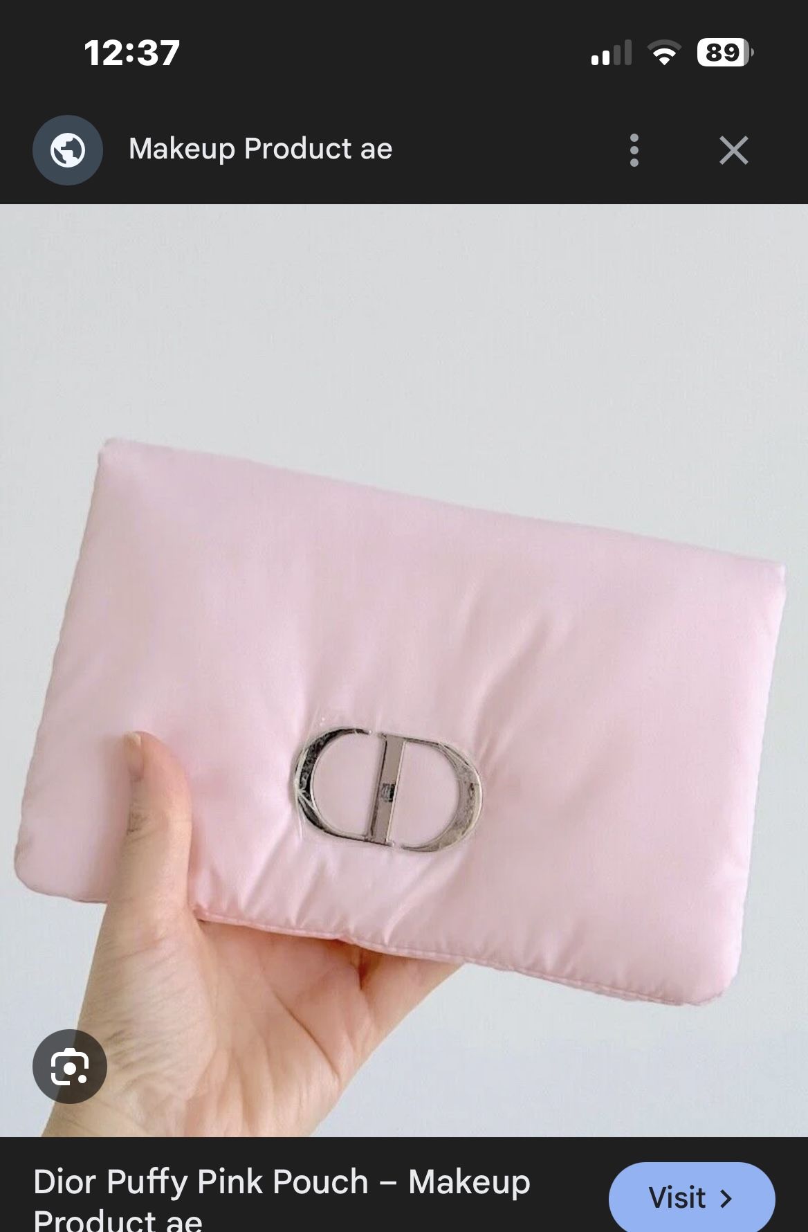 ISO Dior Pink Makeup Pouch