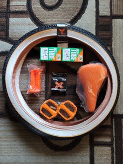 NEW Bicycle Bmx Parts Bundle 24" Orange