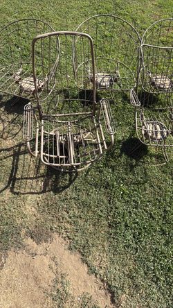Out side metal chairs