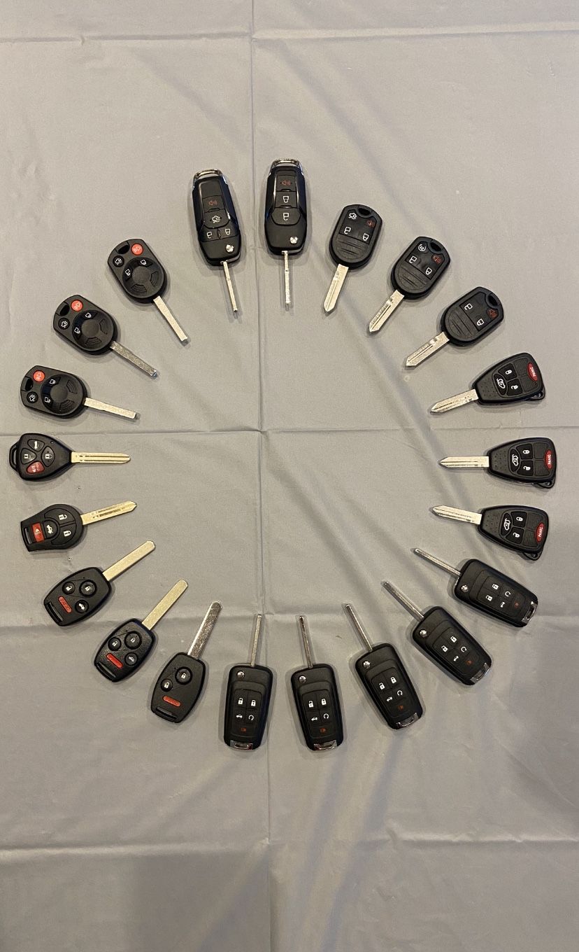 Keys, Fobs & Remotes