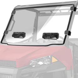 StarknightMT Ranger Midsize 570 500 Windshield Vented - Scratch-Resistant Front Windshield Compatible With 2015-2025 Polaris Ranger Mid size 500 570 E