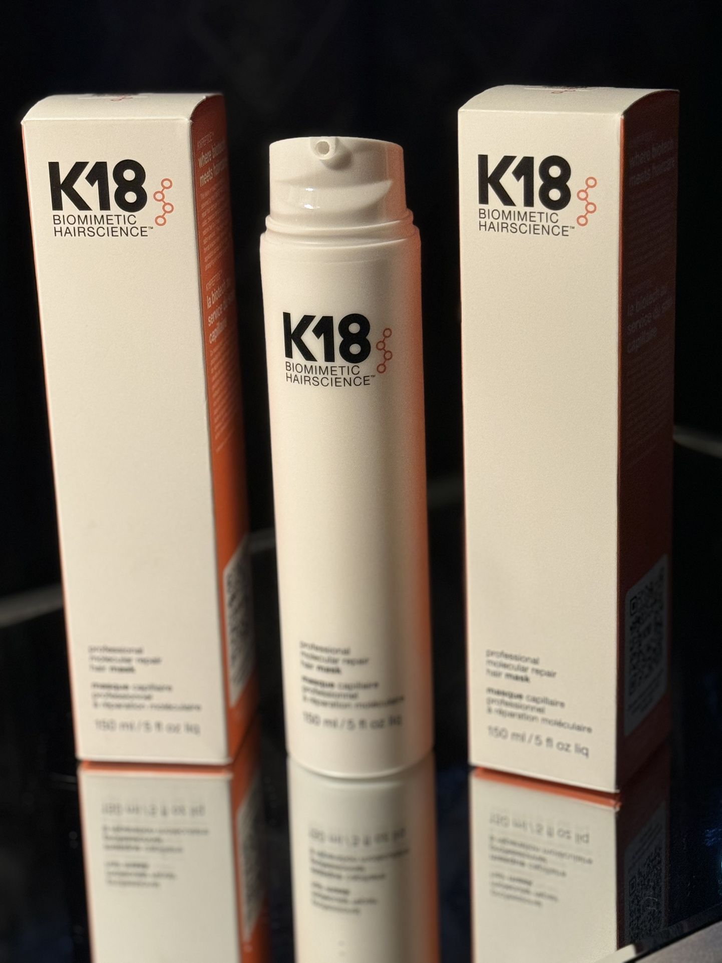 K18 Biomimetic Hairscience 150 ml, Professional Molecular Repair Hair Mask 