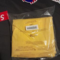 Yellow Supreme Tonal Box Logo T-Shirt Size XL