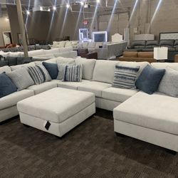 Big Cream White Sectional NEW 
