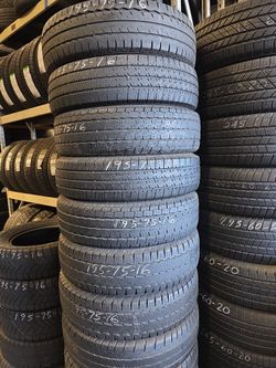 195-75-16" Used Tires 