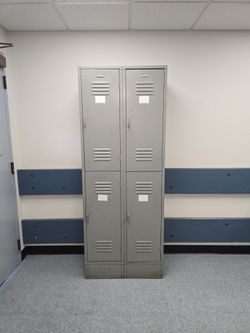 Vintage metal locker