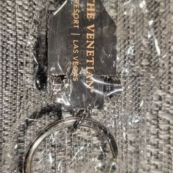 F1 Formula One Las Vegas Grand Prix Chrome Silver Keychain 