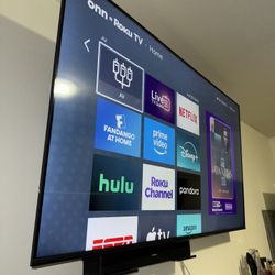 65 Inch ONN Roku Smart Tv