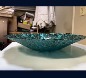 Large Glass Decor Bowl 