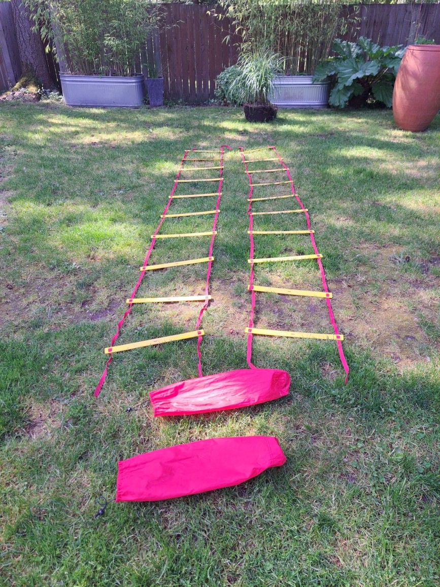 2 Sports Speed And Agility Trainging Floor Ladder
