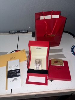 Bust down Cartier watch