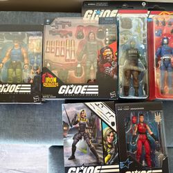G.I Joe Lot Of 6 Figure New