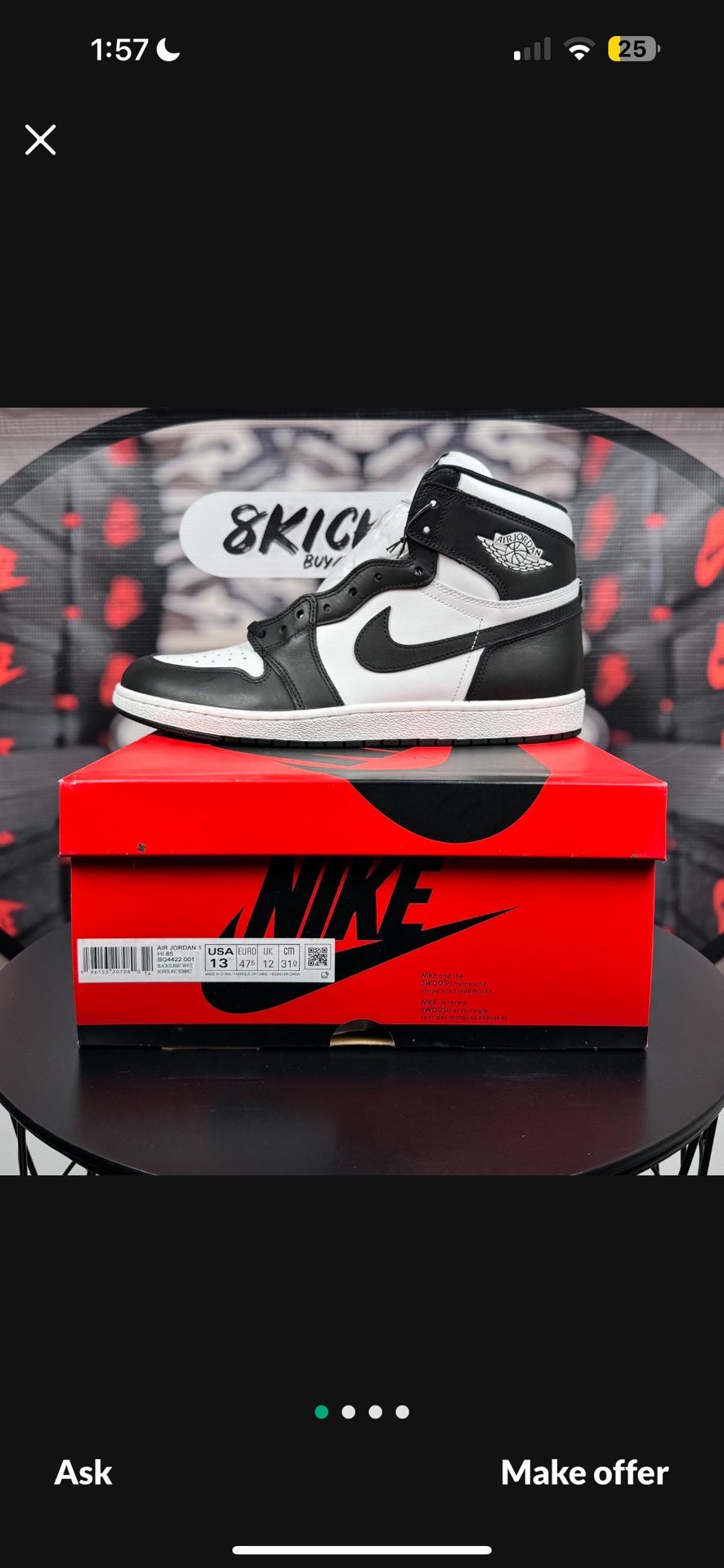 Jordan 1 High Og 85