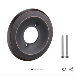 1561: New Replacement Escutcheon Plate for Delta 1300/1400 Series, for One-Handle Tub and Shower Faucets, Single Metal Round Shower Escutcheon Kit, Oi