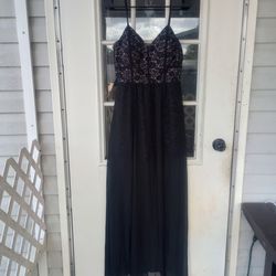 As you wish Black sequin romper Dress size 9 