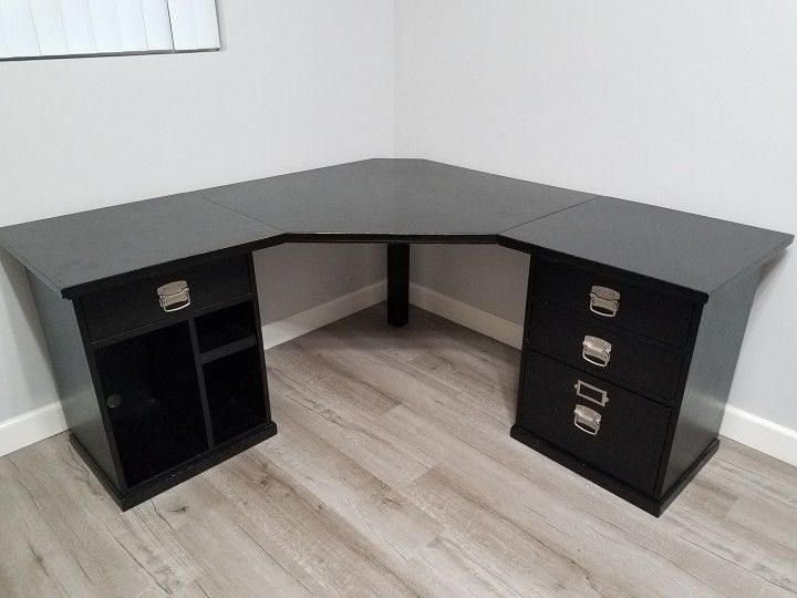 Bedford Pottery Barn Office Corner Computer Desk