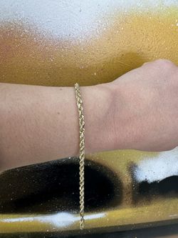 10k ROPE BRACELET
