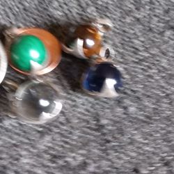 Son 5 Piesas De Sterling Silver 925 Con Piedras Originales Son Pendientes. 1 Es Grande Son Delfines  Todo $100 