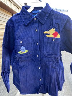 Blue Winnie The Pooh Shirt Junior's 