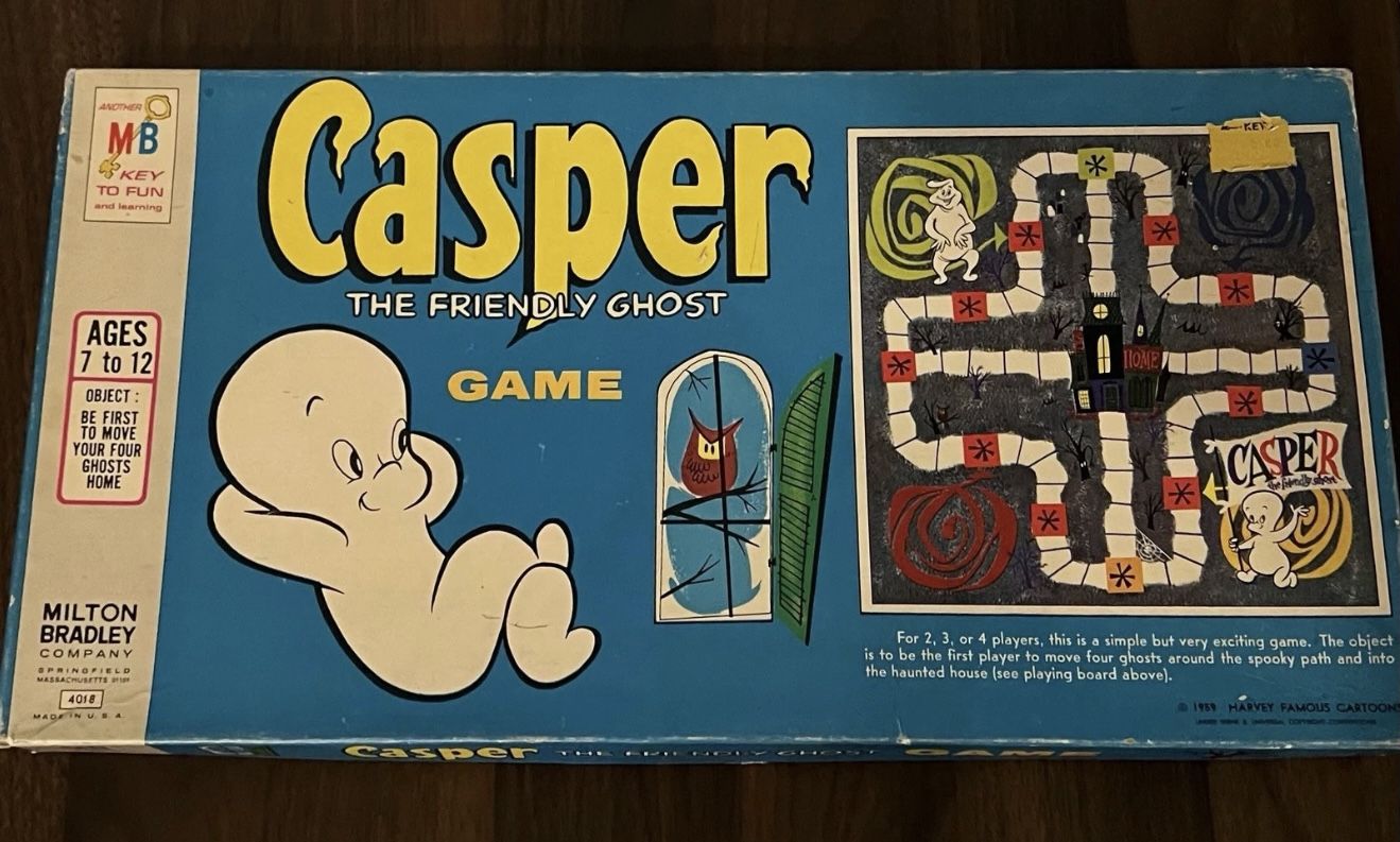 1959 Milton Bradley Casper the Friendly Ghost Board Game